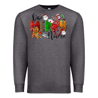 Charcoal Heather One Merry Nurse Premium Sweatshirt - LillyAllenDesigns