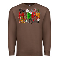 Chestnut One Merry Nurse Premium Sweatshirt - LillyAllenDesigns