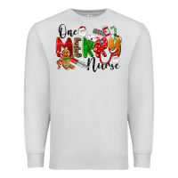 Dove Grey One Merry Nurse Premium Sweatshirt - LillyAllenDesigns