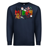 Navy One Merry Nurse Premium Sweatshirt - LillyAllenDesigns
