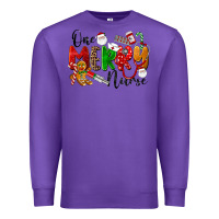 Purple One Merry Nurse Premium Sweatshirt - LillyAllenDesigns
