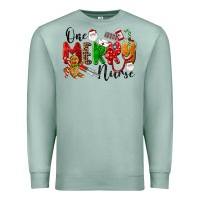Seafoam One Merry Nurse Premium Sweatshirt - LillyAllenDesigns
