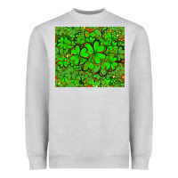 Heather Grey shamrock bomb Heavyweight Sweatshirt - AdoDesignShop