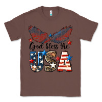 Chestnut Western God Bless The USA 4th of July Classic Tee - LillyAllenDesigns