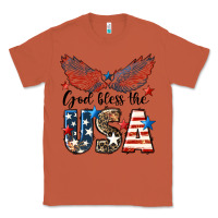 Copper Western God Bless The USA 4th of July Classic Tee - LillyAllenDesigns