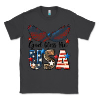 Smoke Western God Bless The USA 4th of July Classic Tee - LillyAllenDesigns