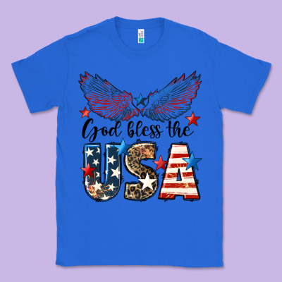 Western God Bless The Usa 4th Of July Classic Tee Designed By Lillyallendesigns