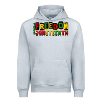 Heather Grey freedom juneteenth Urban Hoodie - CowGirlArtShop