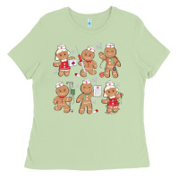 Matcha nurse gingerbread Ladies Tee - MaliasSmallBusiness