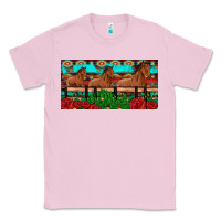 Bubblegum Pink horses roses ann cactuses license plate Classic Tee - Artiststas