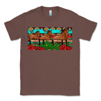 Chestnut horses roses ann cactuses license plate Classic Tee - Artiststas