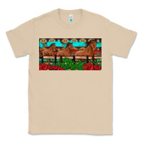 Mushroom horses roses ann cactuses license plate Classic Tee - Artiststas