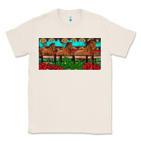 Natural horses roses ann cactuses license plate Classic Tee - Artiststas