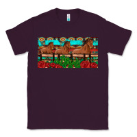 Plum horses roses ann cactuses license plate Classic Tee - Artiststas