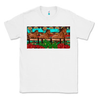White horses roses ann cactuses license plate Classic Tee - Artiststas
