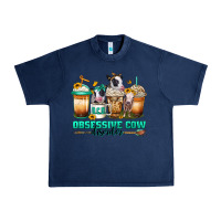 Navy ocd obsessive cow disorder coffee cups Urban Heavy Tee - Jasminsmagicworld
