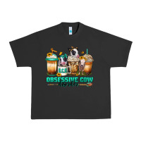 Pigment Black ocd obsessive cow disorder coffee cups Urban Heavy Tee - Jasminsmagicworld