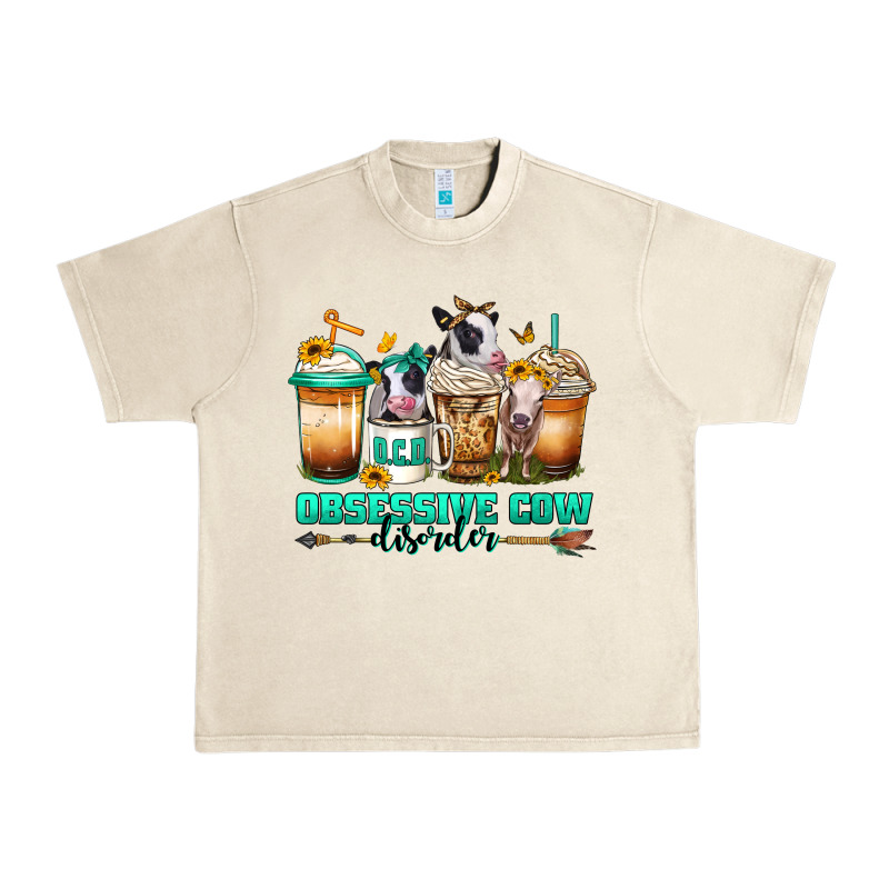 Ocd Obsessive Cow Disorder Coffee Cups Urban Heavy Tee by Jasminsmagicworld | Teevron
