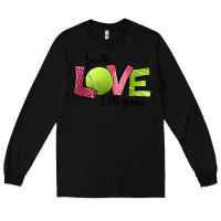 Black for the love of the game tennis Long Sleeve Tee - Jasminsmagicworld
