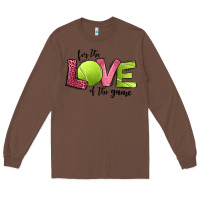 Chestnut for the love of the game tennis Long Sleeve Tee - Jasminsmagicworld