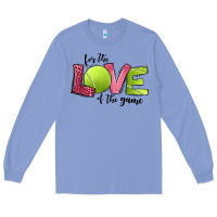 Colony Blue for the love of the game tennis Long Sleeve Tee - Jasminsmagicworld