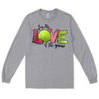Heather Grey for the love of the game tennis Long Sleeve Tee - Jasminsmagicworld
