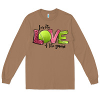 Toasted Coconut for the love of the game tennis Long Sleeve Tee - Jasminsmagicworld