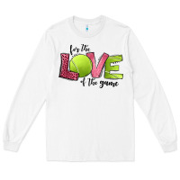 White for the love of the game tennis Long Sleeve Tee - Jasminsmagicworld