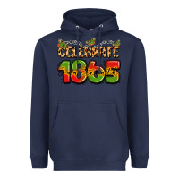 Navy celebrate 1865 juneteenth Heavyweight Hoodie - LillyAllenDesigns
