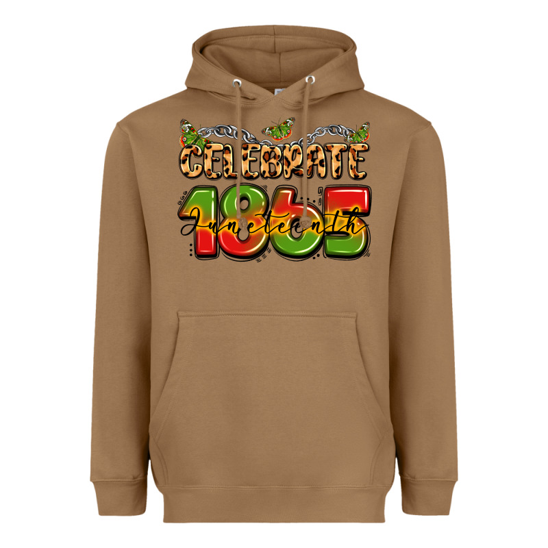Celebrate 1865 Juneteenth Heavyweight Hoodie by LillyAllenDesigns | Teevron