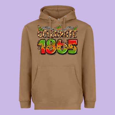 Celebrate 1865 Juneteenth Heavyweight Hoodie Designed By Lillyallendesigns