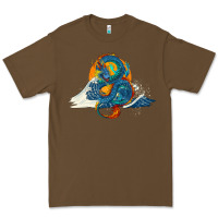 Cacao blue dragon ocean waves and sun Premium Tee - RanaPortraitStore