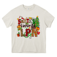 Santa's Favorite Lpn Heavy Core Tee | Teevron