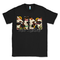 Black new mexico state cowhide serape cactus Classic Tee - RanaPortraitStore