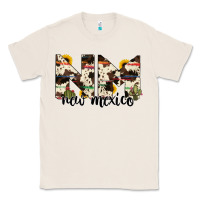 Natural new mexico state cowhide serape cactus Classic Tee - RanaPortraitStore