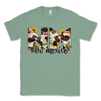 Sage new mexico state cowhide serape cactus Classic Tee - RanaPortraitStore