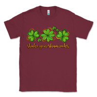 Burgundy shake your shamrocks Classic Tee - AdoDesignShop