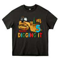 Asphalt i'm 5 and digging it Heavy Core Tee - Artiststas