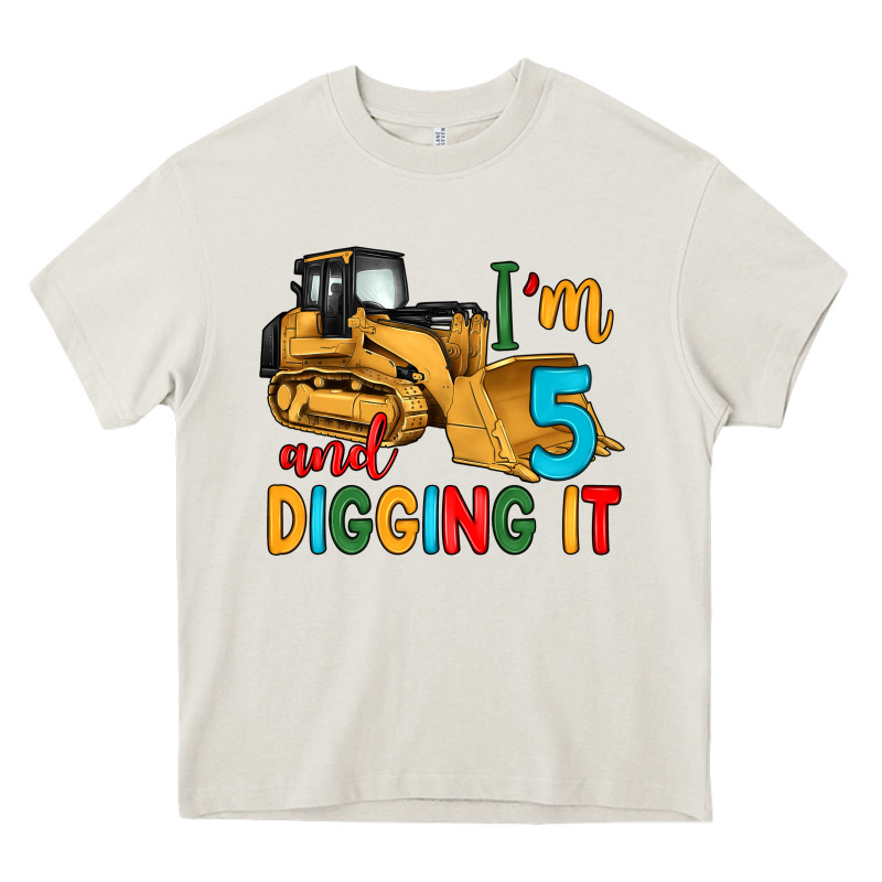 I'm 5 And Digging It Heavy Core Tee by Artiststas | Teevron