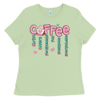 Matcha coffee and christ Ladies Tee - MaliasSmallBusiness