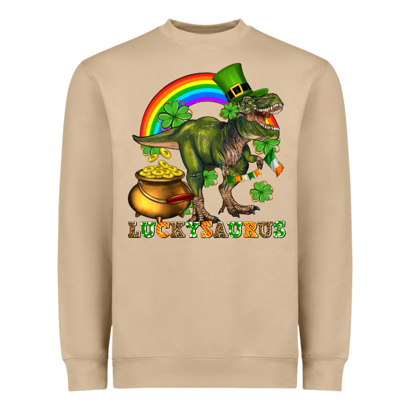 Luckysaurus And St Patricks Heavyweight Sweatshirt by AdoDesignShop | Teevron
