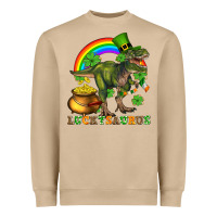 Mushroom luckysaurus and st patricks Heavyweight Sweatshirt - AdoDesignShop