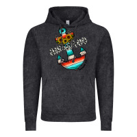 Vintage Black anchored Vintage Hoodie - CowhideDigitalArt