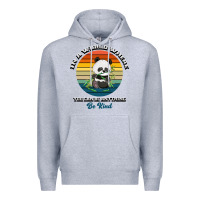 Heather Grey In a world where you can be anything be kind Premium Hoodie - Bettercallsaul