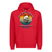 Red In a world where you can be anything be kind Premium Hoodie - Bettercallsaul
