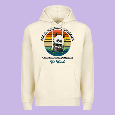 In A World Where You Can Be Anything Be Kind Premium Hoodie Designed By Bettercallsaul
