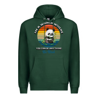 Sports Green In a world where you can be anything be kind Premium Hoodie - Bettercallsaul