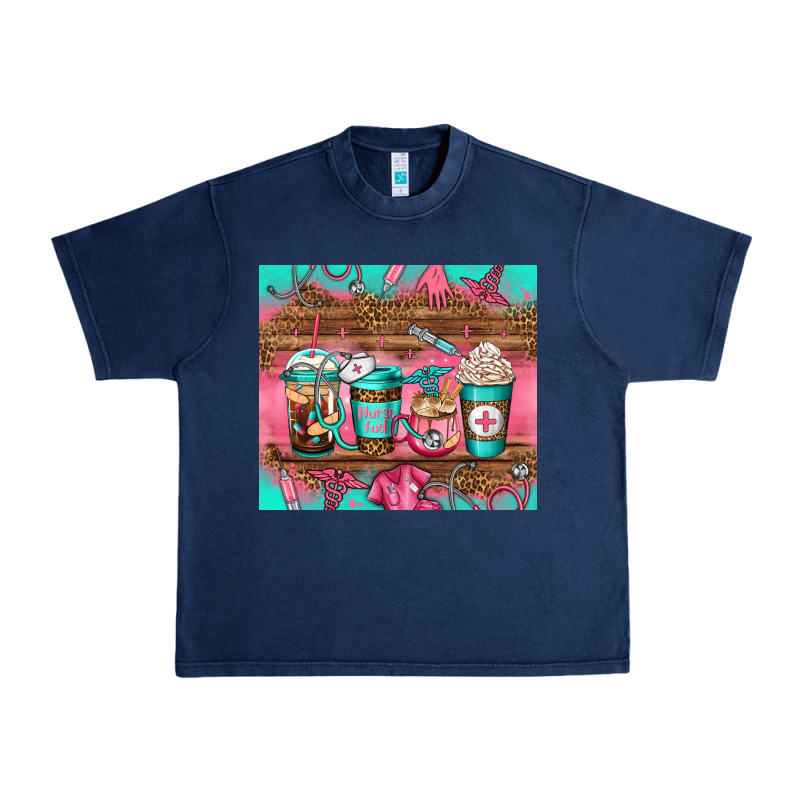 Nurse Fuel Coffee Cups Urban Heavy Tee by Jasminsmagicworld | Teevron