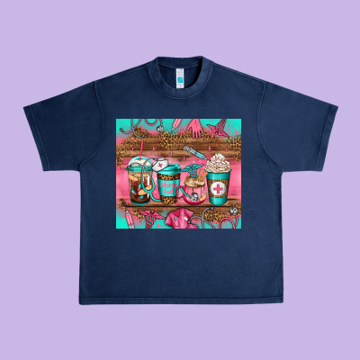 Nurse Fuel Coffee Cups Urban Heavy Tee Designed By Jasminsmagicworld