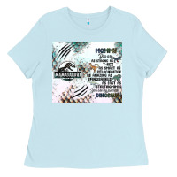Baby Blue don't mess with mamasaurus Ladies Tee - JahusDesignShop